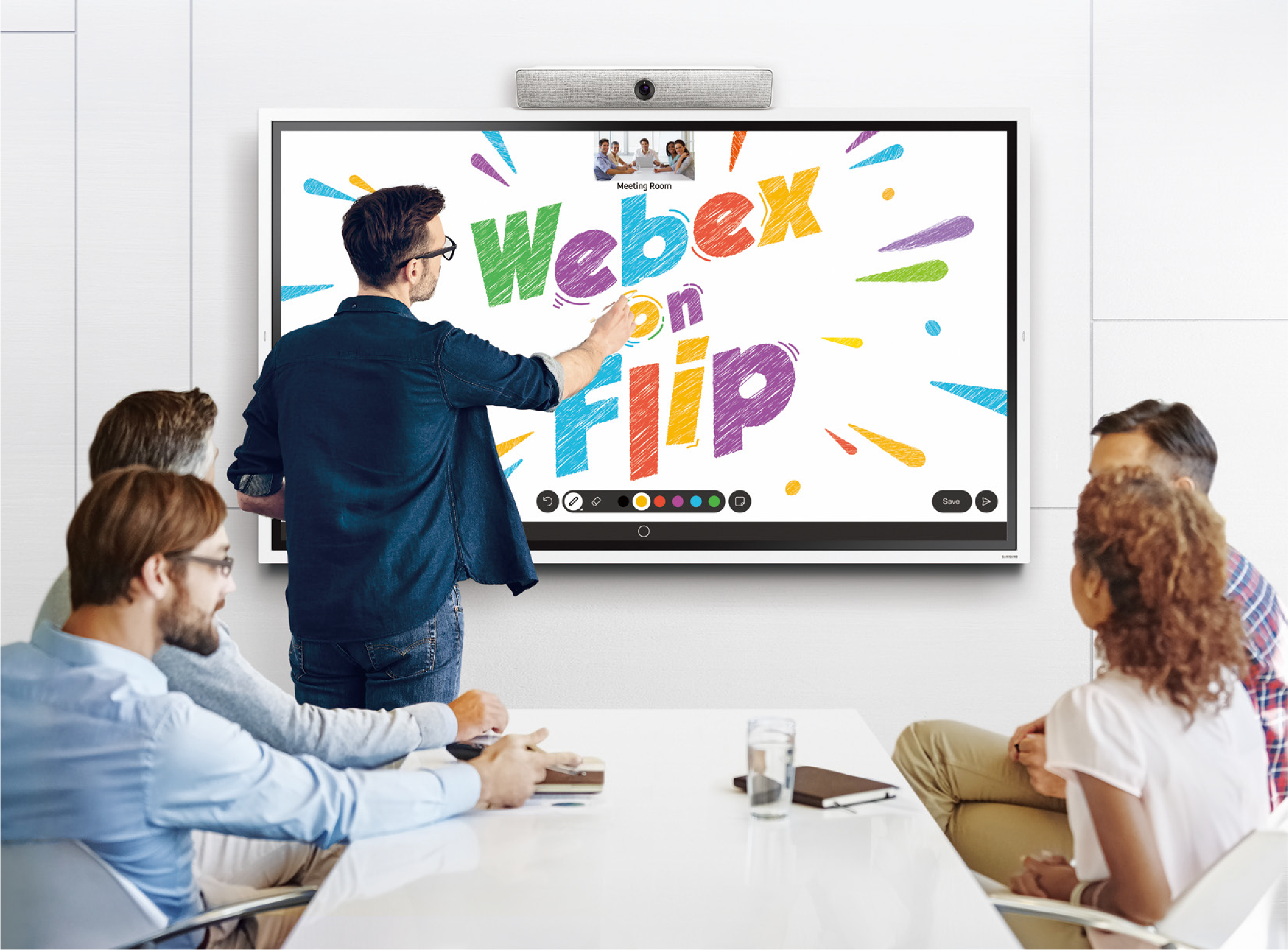 Webex on Flip from Cinos