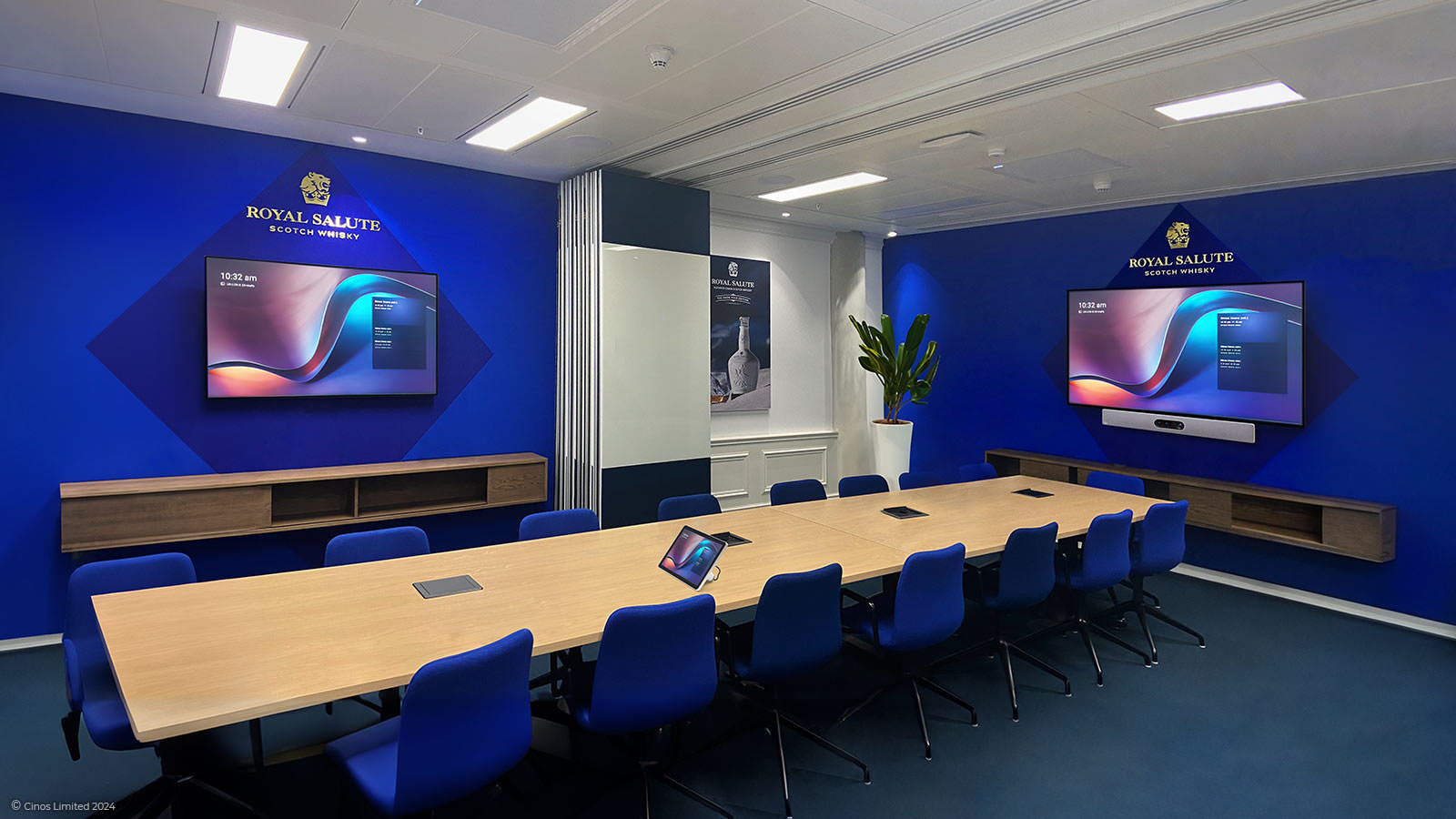 A simplified meeting room AV experience for Pernod Ricard UK